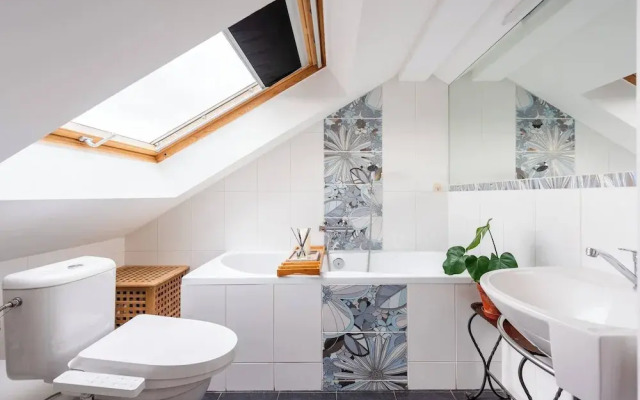 Charming Prague Apartment in Vršovice With Roof Terrace