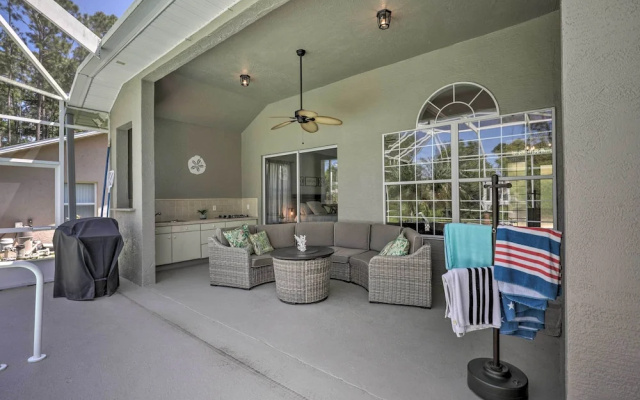 Upscale Palm Coast Home w/ Pool: 7 Mi to Beaches!