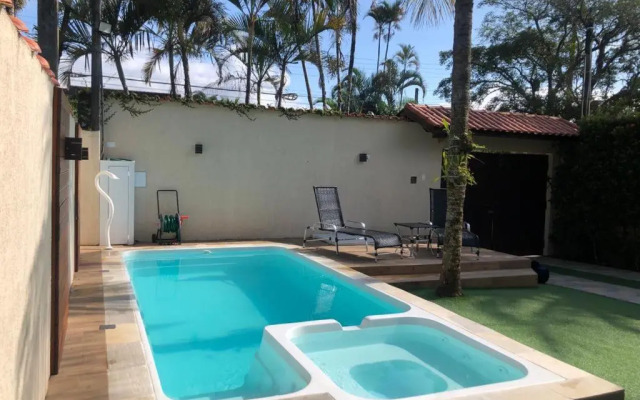 Casa de praia, piscina aquecida, cervejeira e bilhar