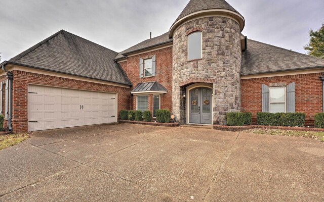 Cordova Home w/ Pool Table, 17 Mi to Memphis Zoo!