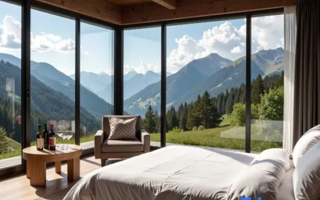 Yuexiang · Linyuehe · Mountain View Terrace Homestay (Jiuzhaigou County) – Guest Rooms – Ngawa
