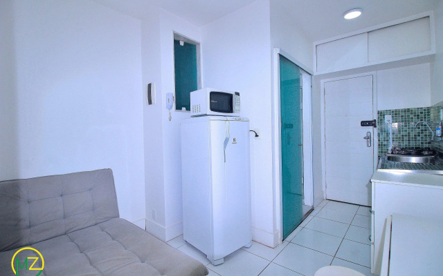 Studio vista mar para 4 pessoas em Copacabana