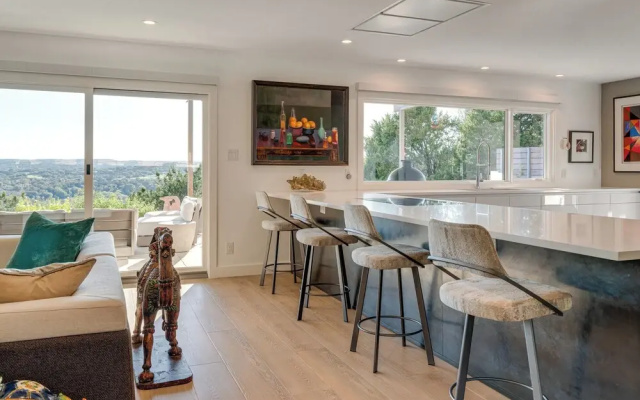 Luxe Mid-century Austin Home w/ Canyon Views