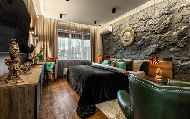 Апартаменты Fishing Vilagge Luxe (Рыбная деревня Люкс) на улице Октябрьская 57