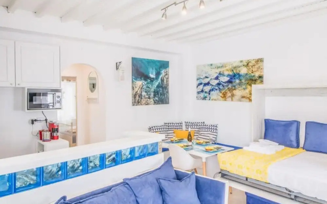 Like a White Seagull in the Heart of Mykonos
