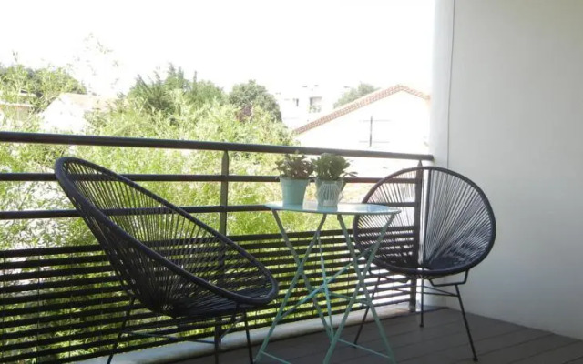 Appartement la Pompignane avec jardin et terrasse