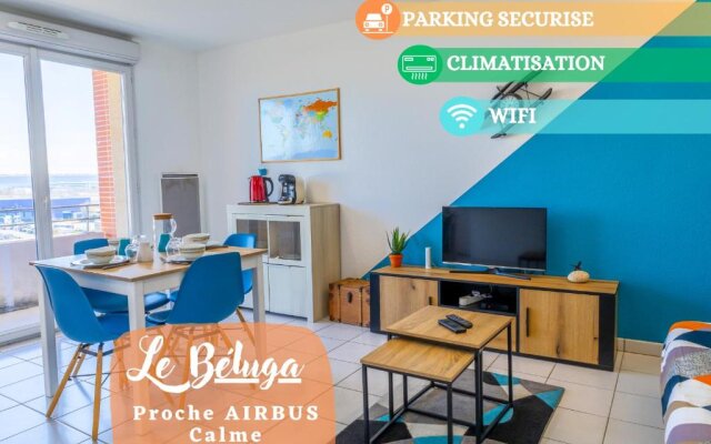 Le Beluga – Appartement proche Airbus