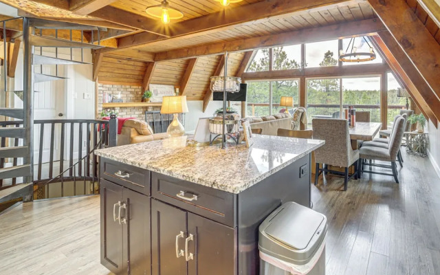 Flagstaff A-frame Cabin w/ Deck & Lovely Views!