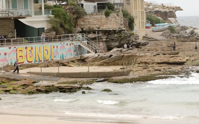 Ocean Front Building On Bondi Beach