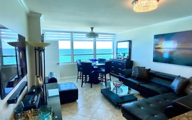 Direct ocean front condo Miami Beach