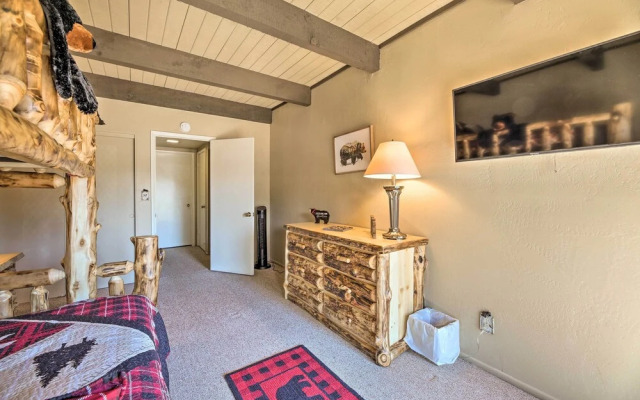 Patio & Fireplace: Country Club Pinetop Condo!