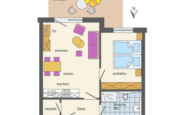 Villa Carpe Diem - Wohnung 2