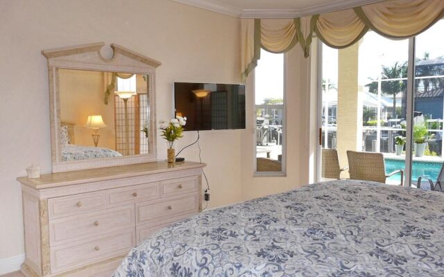 Stylish Waterfront Home With Pool and Private Dock