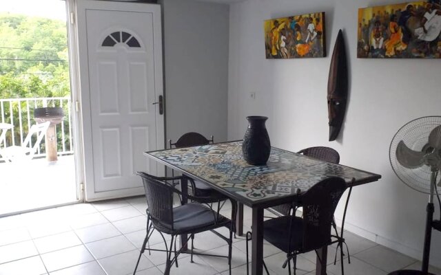 Apartment with One Bedroom in Fort-De-France, with Wonderful Mountain View, Furnished Terrace And Wifi - 5 Km From the Beach
