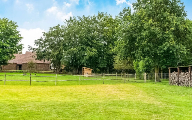 Historic Farmhouse Middle of Polder Landscape