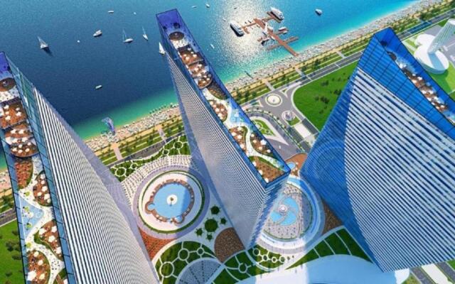 2 komnatnye apartamenty ljuks,vid more,gory,gorod.