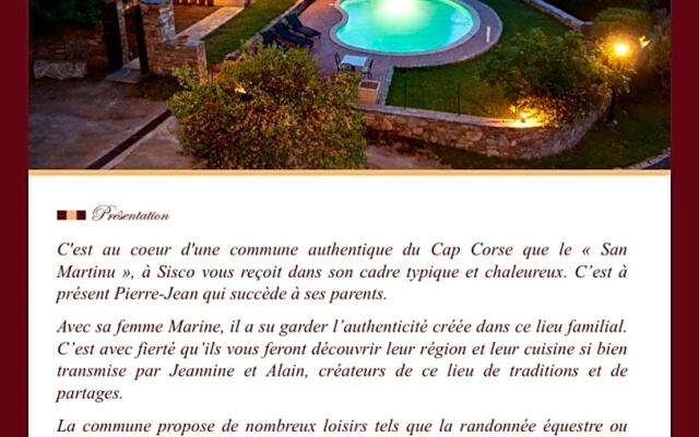 Maison D'hôte La Ferme U San Martinu