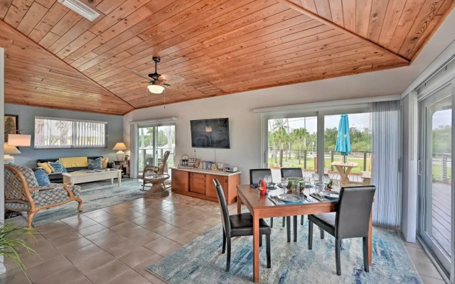 Everglades Getaway w/ Deck & Water Views!