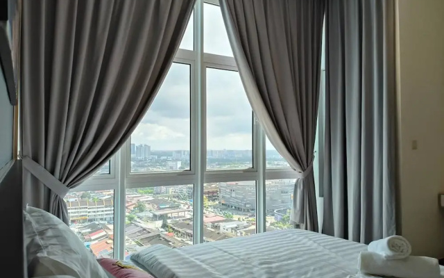 Twin Galaxy Minimalist Studio 2-4pax CIQ JB Town – Guest Rooms – Johor Bahru
