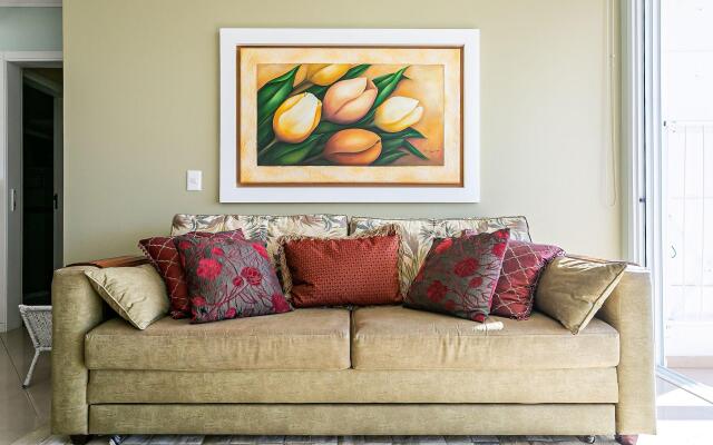 Próximo a praia com churrasqueira na varanda #IA09