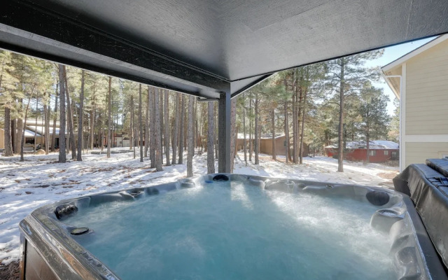 Chic Flagstaff Retreat w/ Fireplace & Patio!