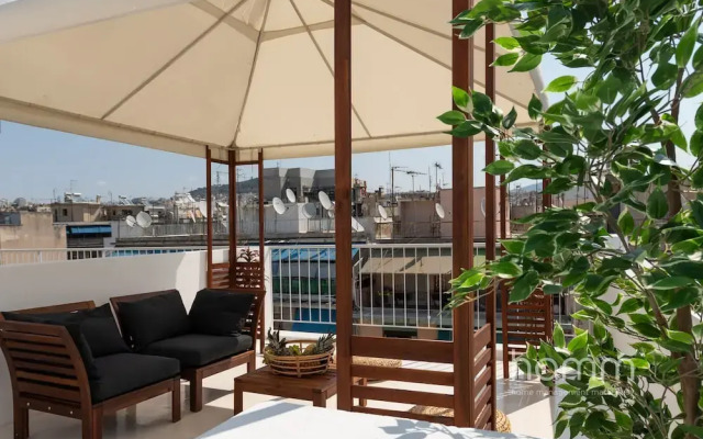126m² homm Penthouse, Amazing Acropolis View, 9 ppl