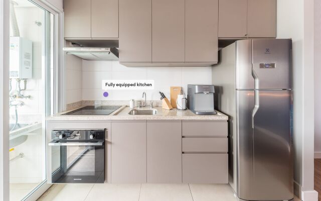 Apartamento Completo com Sacada e Vaga Vila Ol Mpia