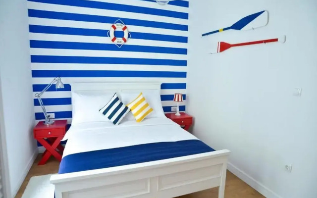Nautical rooms in old part of the town