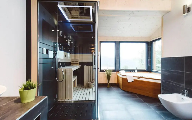 Chalet in Alps Near Ski Slopes With Jacuzzi