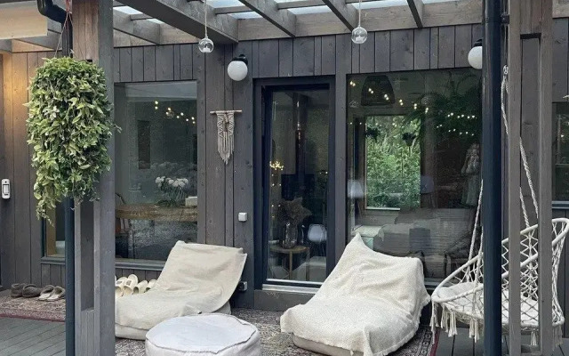 Fabulous chalet in a coniferous forest