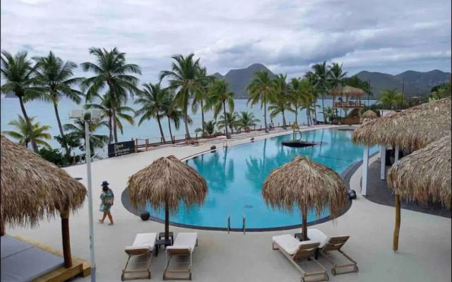 Studio 2/4 personnes avec vue mer & piscine - Résidence Marinotel