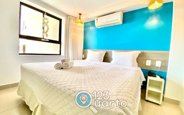 Gold Flat Cabo Branco by 123Quarto Hospedagem