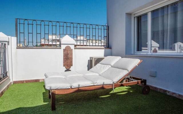 Beautiful 1bed Sleeps 6 W/terrace Heart of Madrid