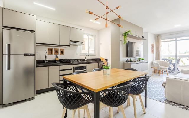 200 metros do mar com Churrasqueira #IA14