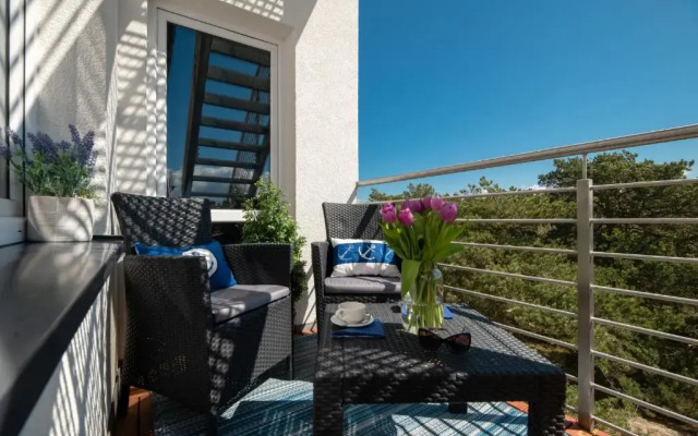 Blue Marine Apartament 19 z tarasem