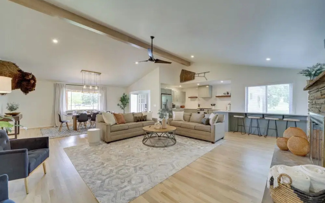 Well-appointed Tulsa Home w/ Fire Pit & Patio!