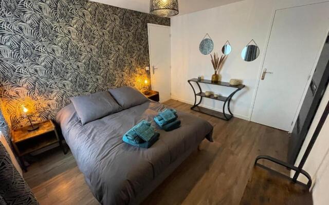 Logement avec terrasse,4 pers, parking