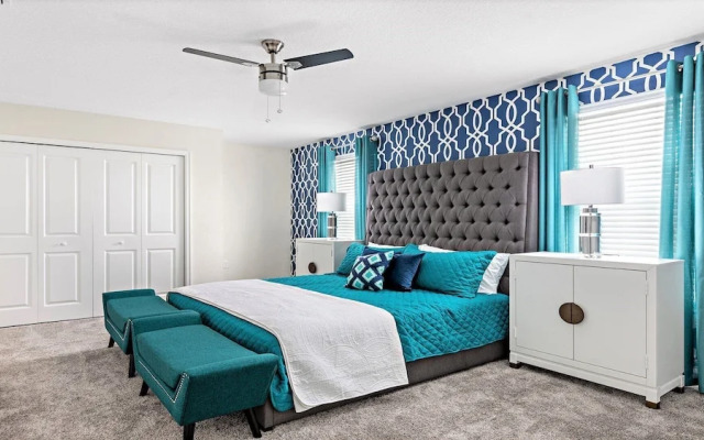 No Rear Neighbor 6BR Villa Private Pool Spa Disney