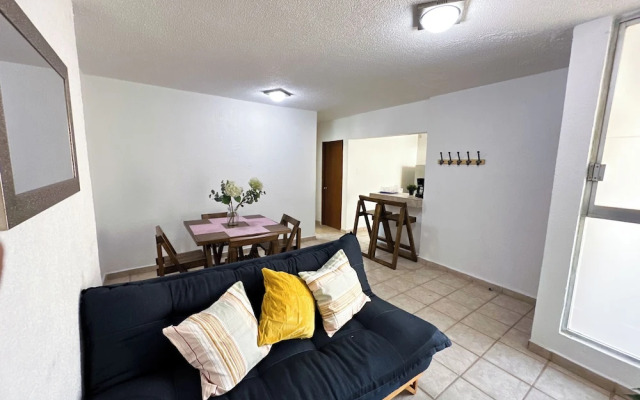 Moderno depto. equipado 2 rec  parking