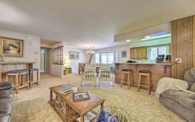 Home w/ Serene Deck in Twain Harte!