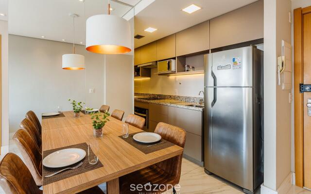 Loft de Luxo c/bela Vista no Petrópolis AHO1402