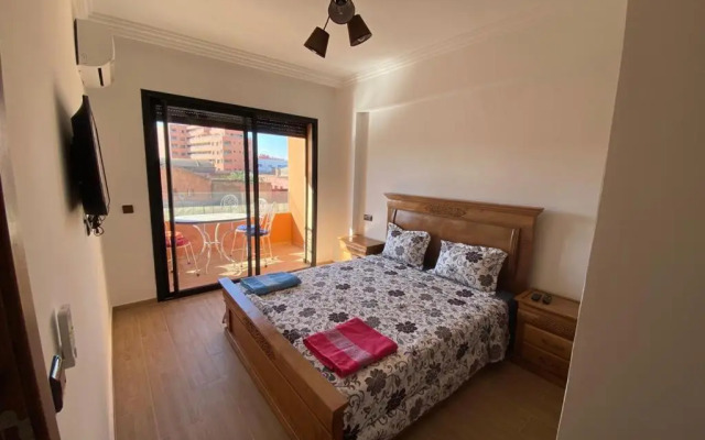 Appartement cosy Gueliz avec piscine