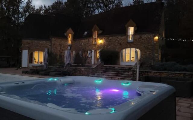 Panoramic Chateau in the Dordogne Region of France