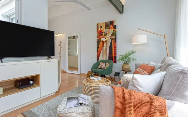 Stylish Penthouse Private Terrace Plaza Mitjana