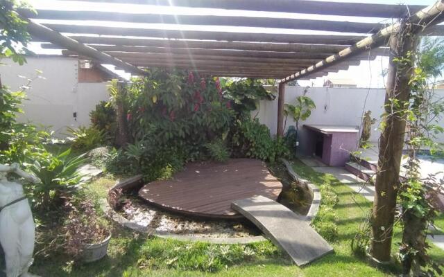 Casa Luxo: Piscina, Churras, Sinuca e Cinema - 300m da Praia