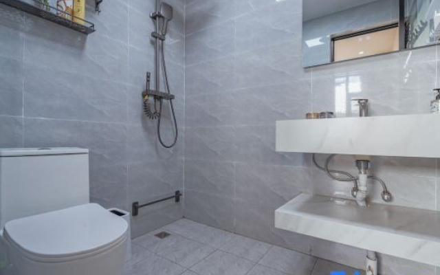 Qingshanyu Designer Seaview Homestay – Bathroom – Dali