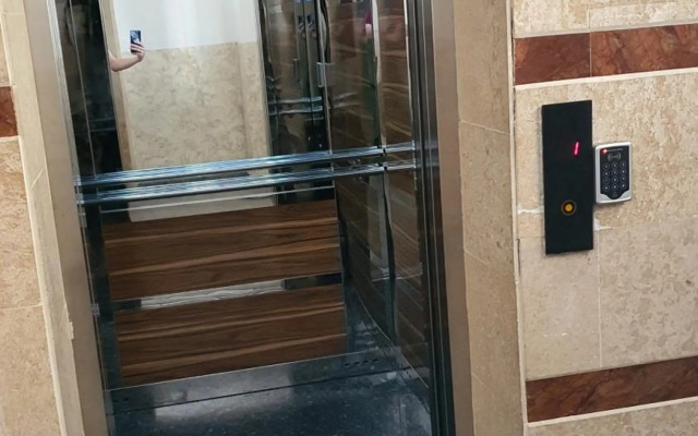 White apartment with panoramic view in the center