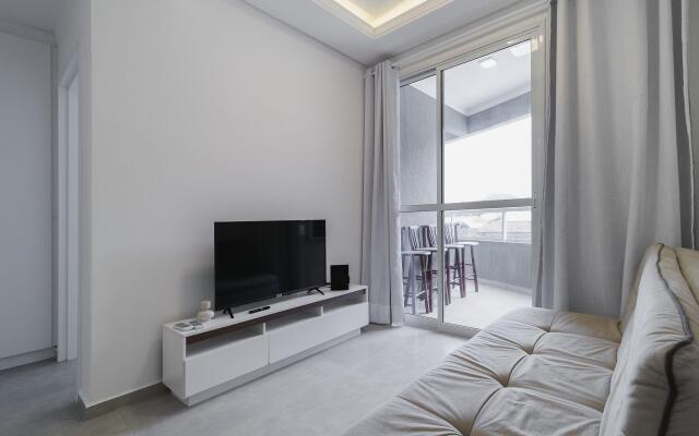 Apto c/ churrasq a 300m da praia em Floripa RES201