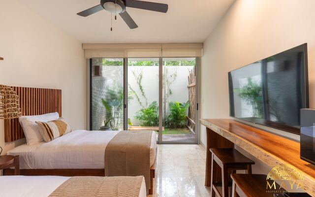 NHOA 108C Lux 1BR Condo Plunge Pool in Aldea Zama