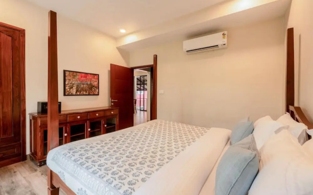 Sol Banyan by Hireavilla - 2BR w Pool in Candolim